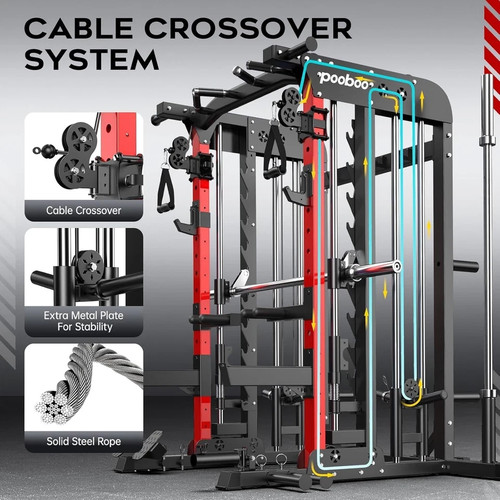 Home gym smith cage system - home,